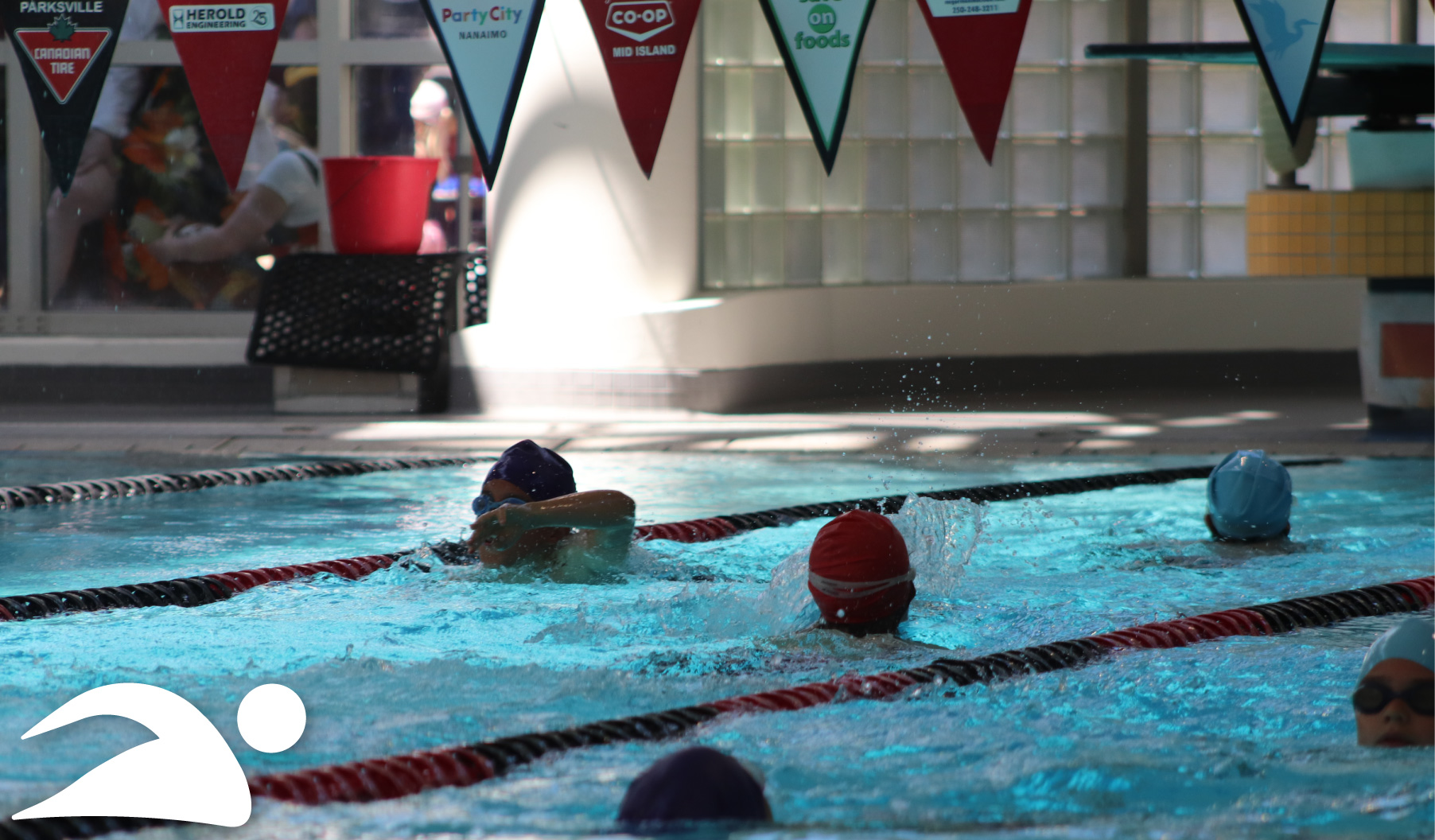Qualicum Beach Triathlon swimming image